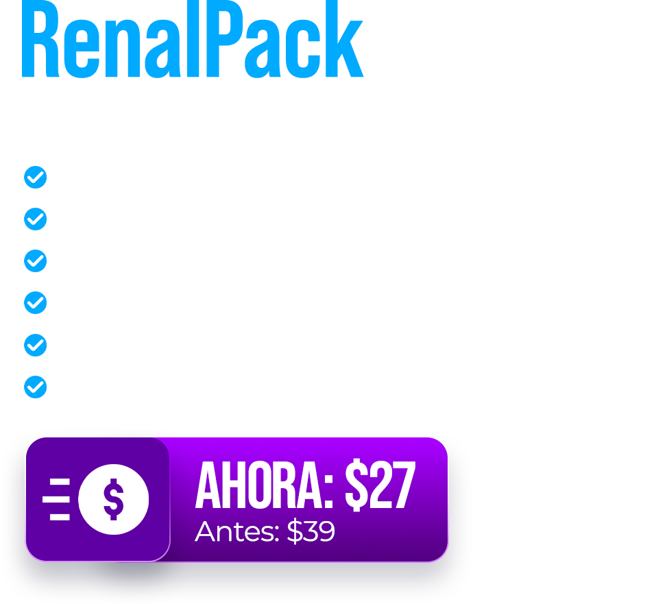 Paquete RenalPack para evaluar la función renal y urinaria